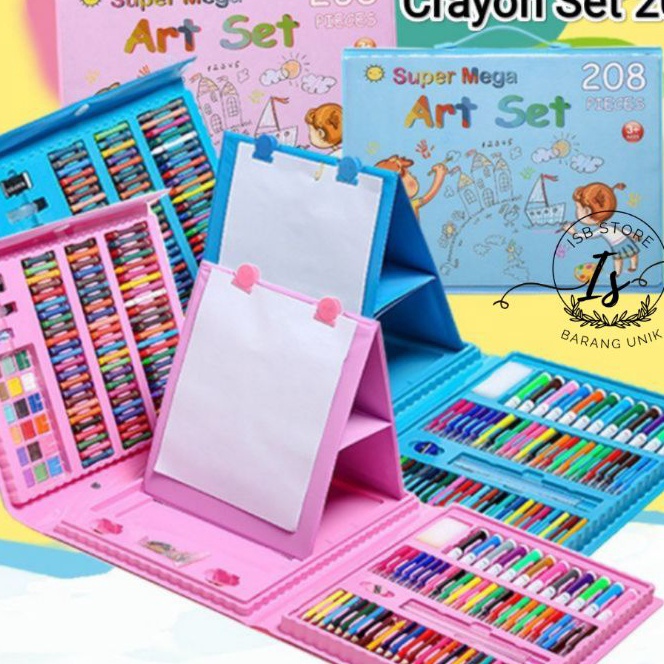 

(❣DSQ-☆> ART SET 208PCS / 150PCS / 86PCS / 68PCS / CRAYON MEWARNAI / PENSIL WARNA Crayon Set - Crayon Mewarnai - PENSIL / amanah.!!