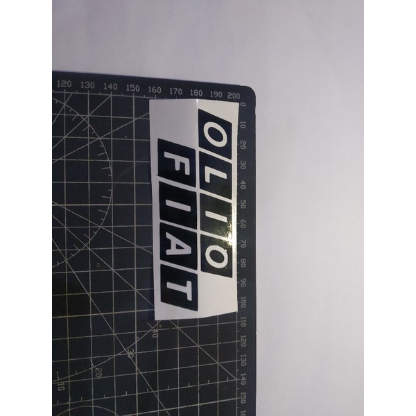 

cutting stiker olio fiat