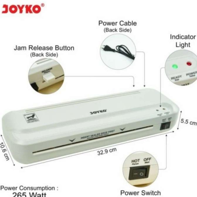

Mesin Laminating A3 F4 Folio Joyko Laminator Alat Laminasi Murah
