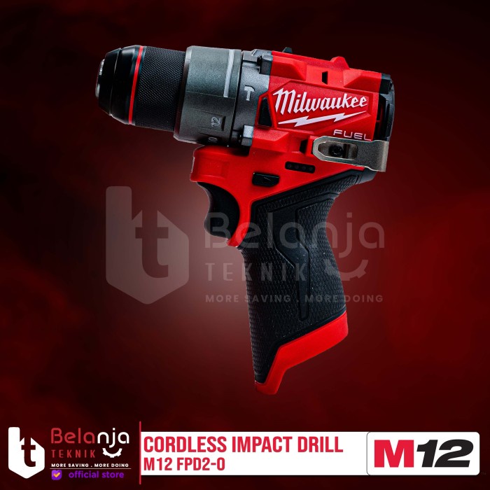 Milwaukee Bor Baterai M12 FPD2-0 Cordless Impact Drill 12V Unit Only keren