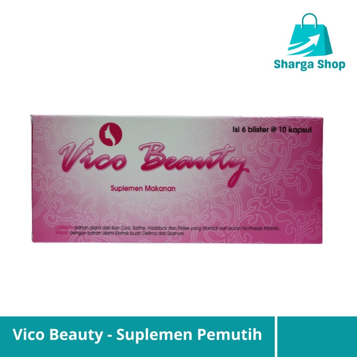 VICO BEAUTY COLLAGEN DAN VIQUA MENCERAHKAN KULIT / SUPLEMEN PEMUTIH
