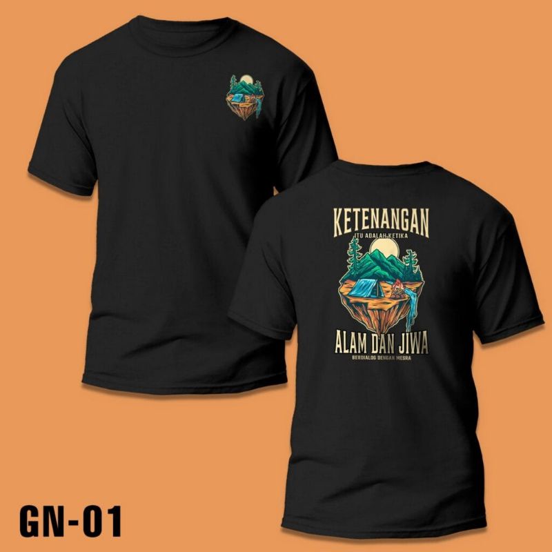 KAOS PENDAKI GUNUNG KETENANGAN ITU ADALAH KETIKA ALAM DAN JIWA BEDIALOG DENGAN MESRA DTF