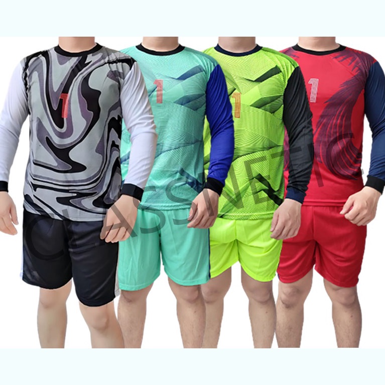 ➲ BAJU KAOS BOLA SETELAN KIPER PANJANG FUTSAL PRIA / COWOK DEWASA MOTIF SAYAP TERBARU MURAH ✱ Ready