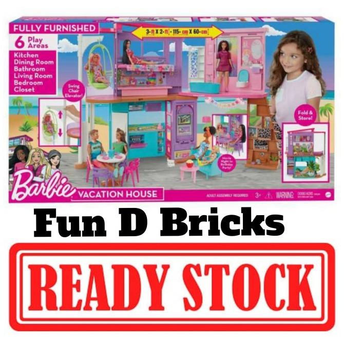 Barbie Doll Vacation House Rumah Barbie Mattel