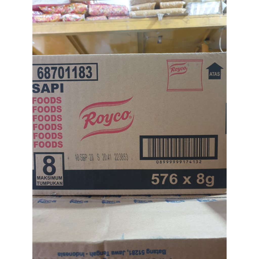 

[Dus] Bumbu Masak Royco Sachet Sapi 8G - Royc