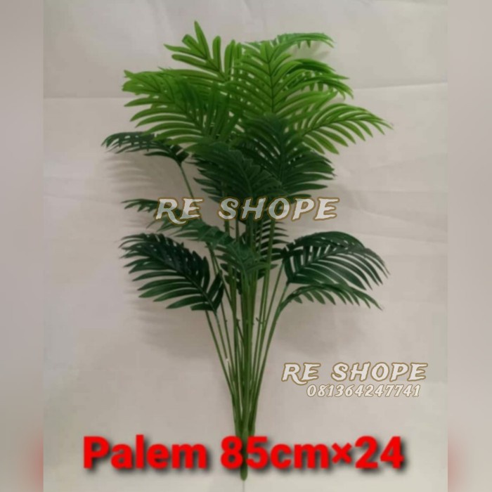 Ready stok PALM import pohon palem bunga hias plastik/pohon plastik/artificial