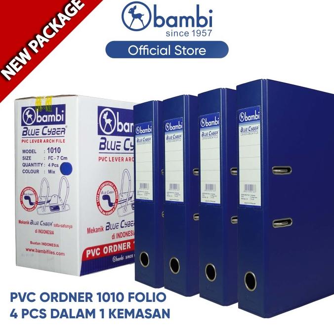 

Termurah Bambi Pvc Lever Arch File Ordner 1010Pk - Paket Isi 4 Pcs