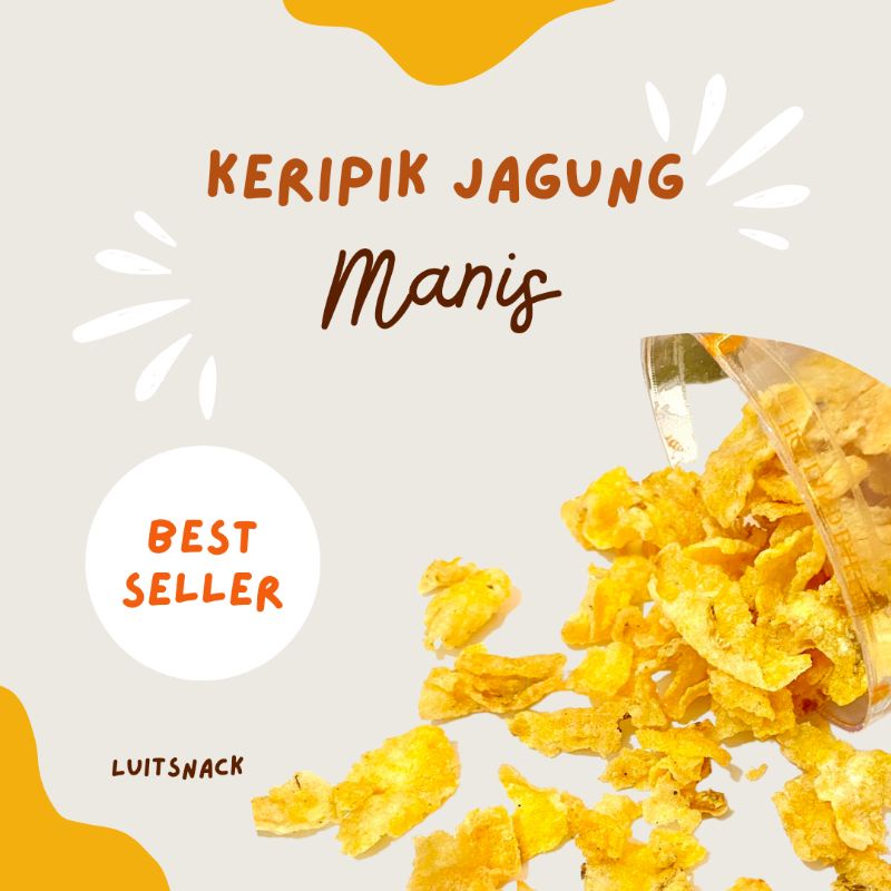 

Corn Chips 100gr | Keripik Jagung Manis Gurih