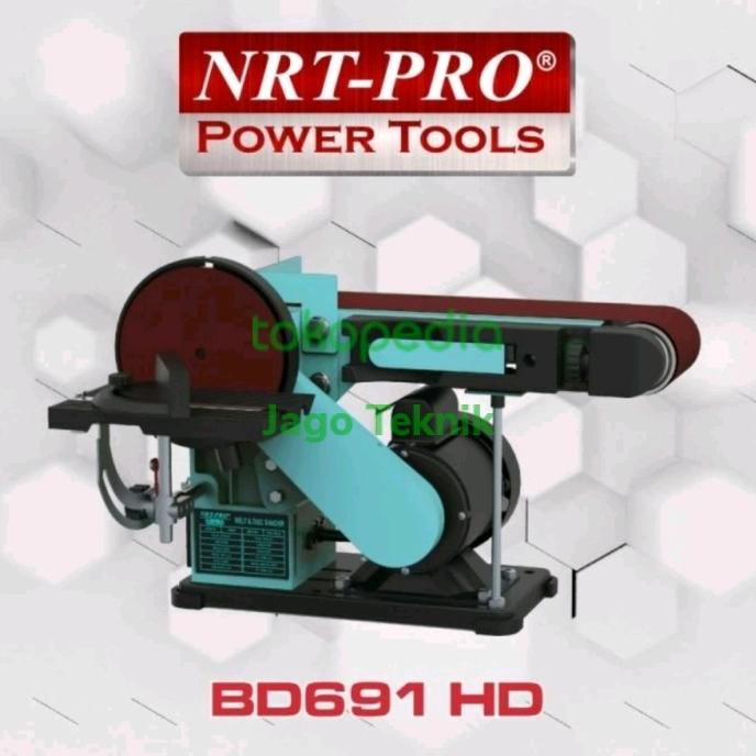 >>>>>] NRT Pro 691 HD Mesin Belt dan Disc Sander / Mesin Amplas Duduk NRT