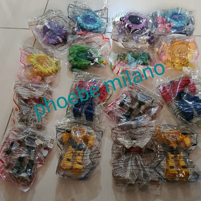 MUST HAVE MAINAN HAPPY MEAL MCDONALD MCD TRANSFORMER LITTLE PONY SET BARU SEGEL TERLARIS