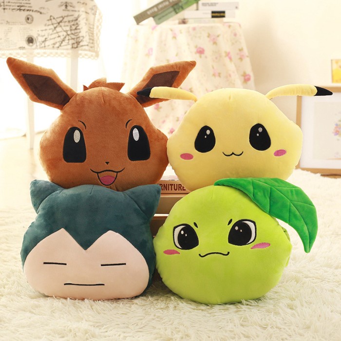 Terlaris Boneka Pokemon Pikachu Snorlax Eevee Psyduck Warmer Plush Doll Import
