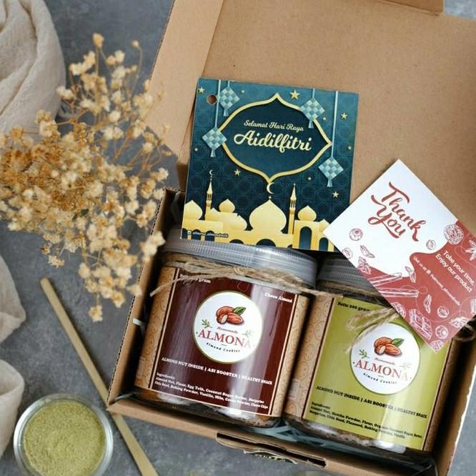 

Parsel Ramadhan Idul Fitri Almond Cookies Sehat 2Jar