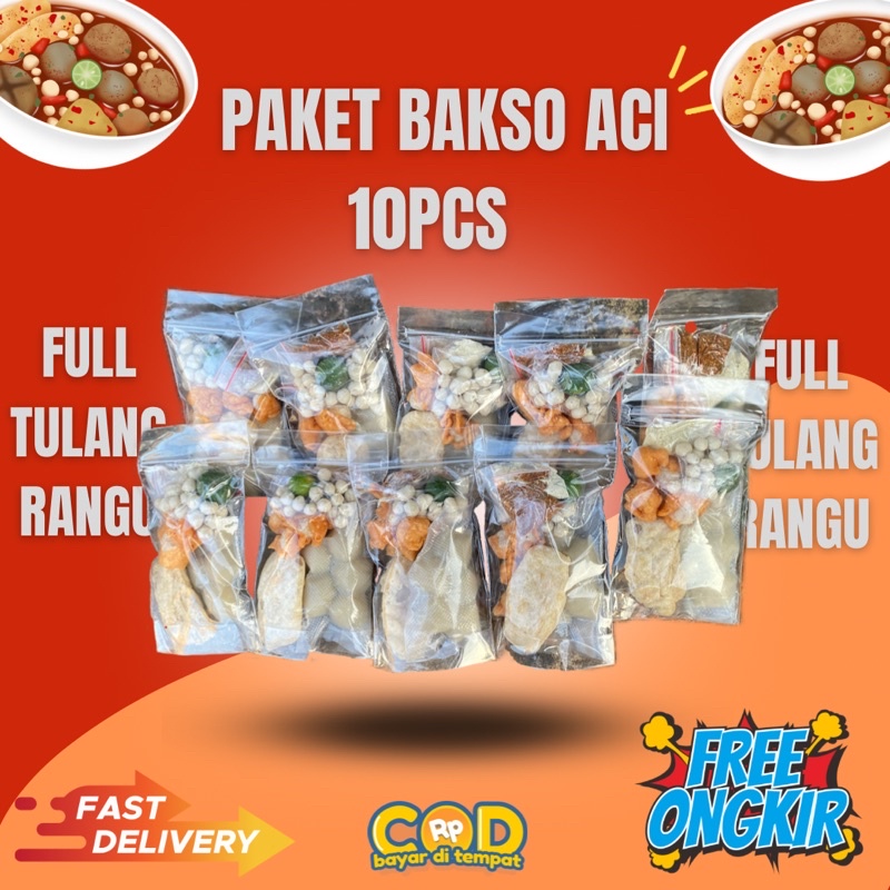 

PAKET BAKSO ACI TULANG RANGU 10 BUNGKUS PREMIUMMM MURAH!!!