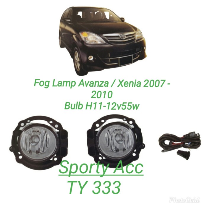 Fog Lamp Avanza / Xenia 2007-2010 ready