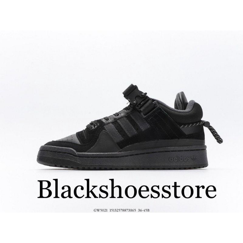 Adidas bad bunny forum low tripleblack