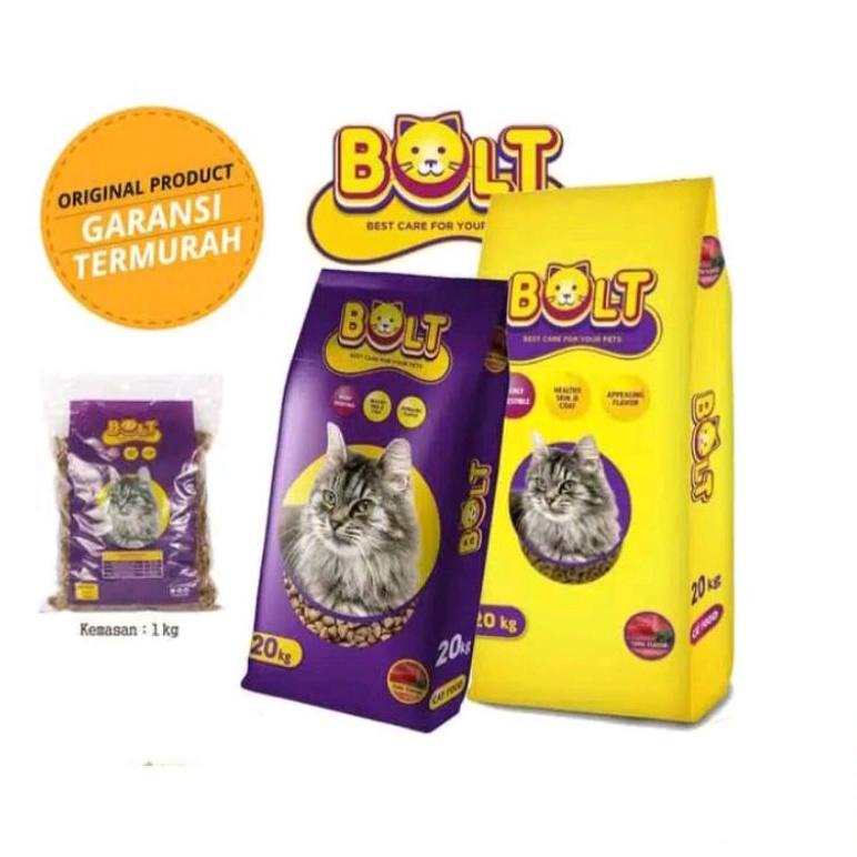 Grosir Bolt Donat 1Kg Repack Makanan Kucing