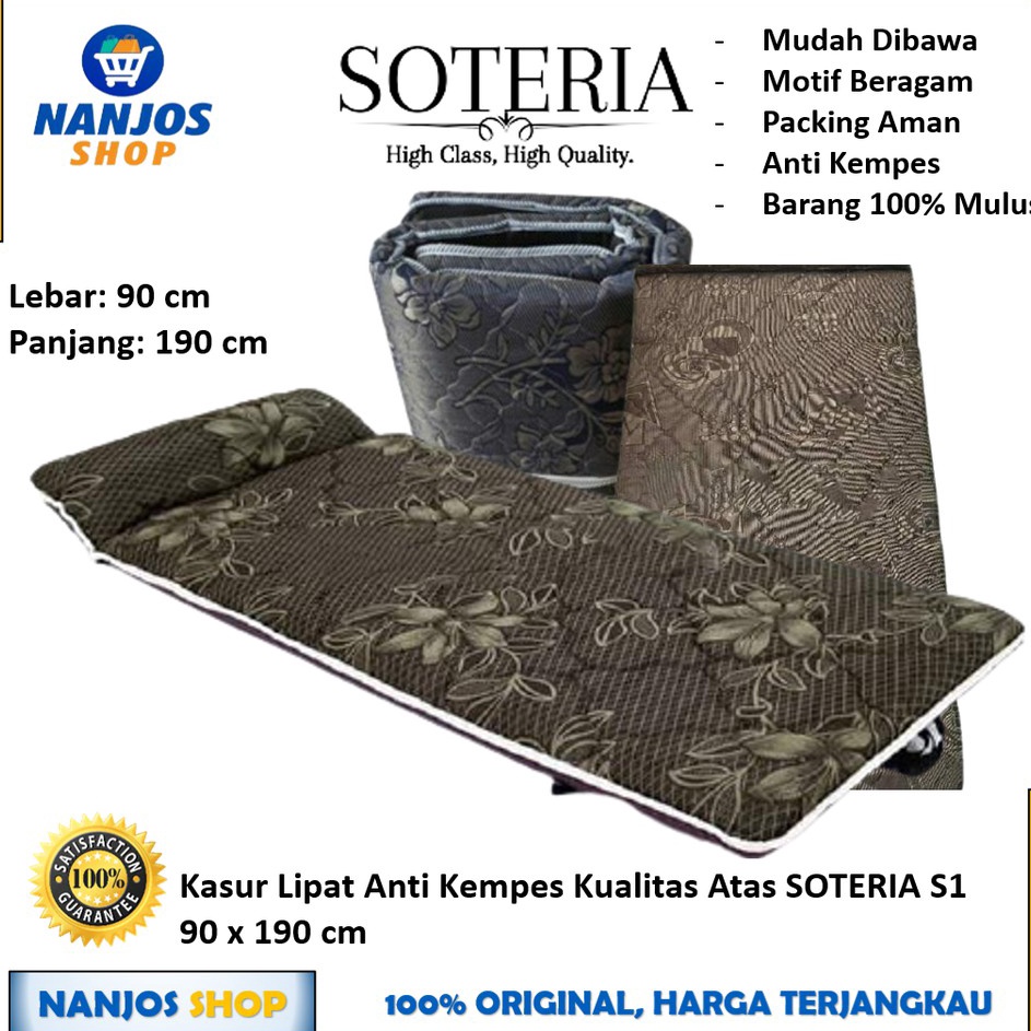 ➥Atb Kasur Lipat Tebal Anti Kempes / Kasur Busa / Matras / Kasur Lipat / Kasur Lipat  SOTERIA Inoac 