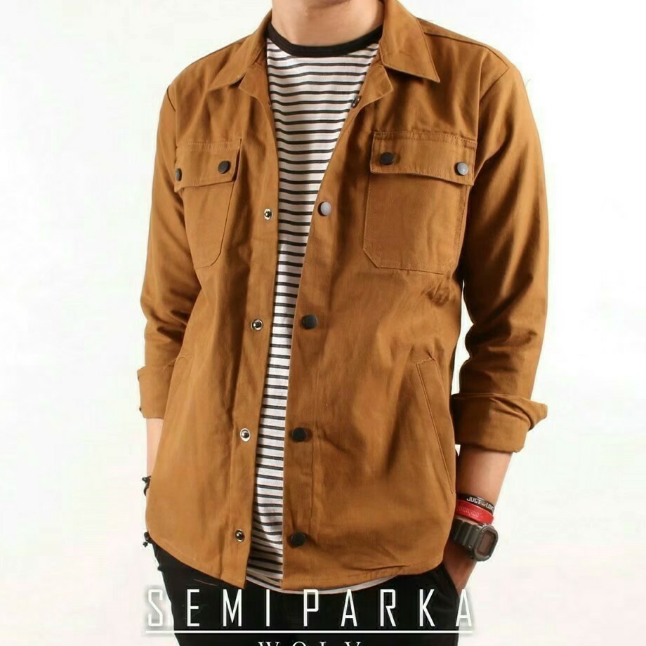 ✨ Jaket pria trucker / Jaket Semi parka / Kemeja pria / jaket pria keren / atasan pria / kemeja cowo