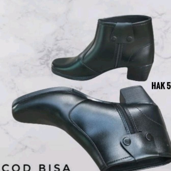 [CR✮.Z☑> sepatu wanita/ sepatu PDH cewek/ sepatu PDH sleting/ sepatu dinas/ sepatu security cewek/ s