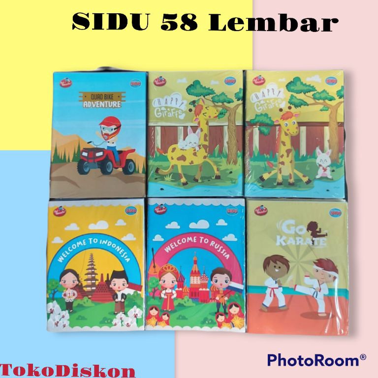 

TD91 BUKU TULIS | SIDU 58 lembar // Buku Tulis Termurah d66zu