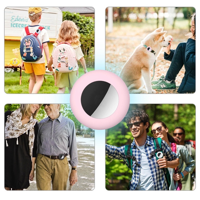 Airtag Loop Silicone Case Holder Pet Collar Airtags Anti Lost Kucing Anjing