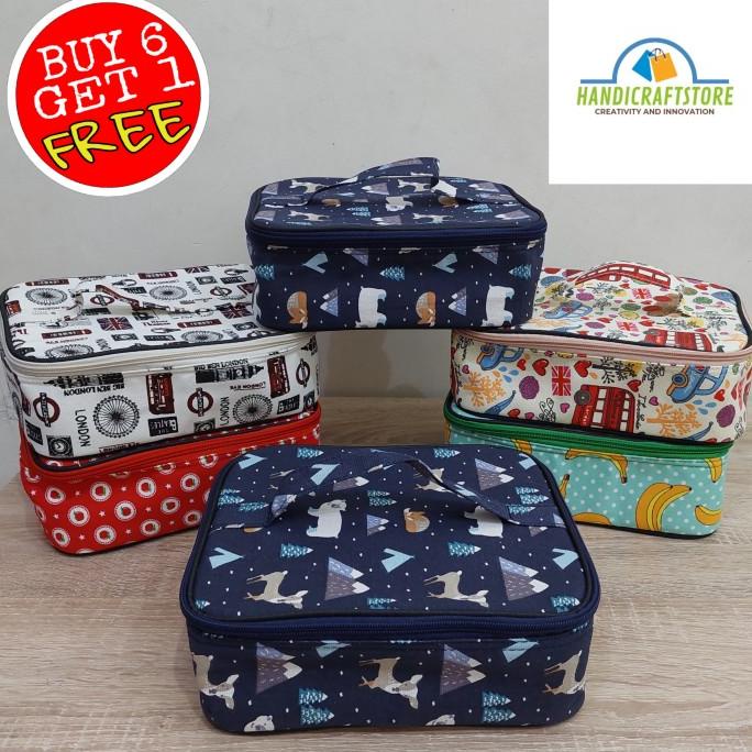 Lunch Bag /Lunch Box lucu Tas Bekal Makan Anak dan Dewasa/ kotak makan