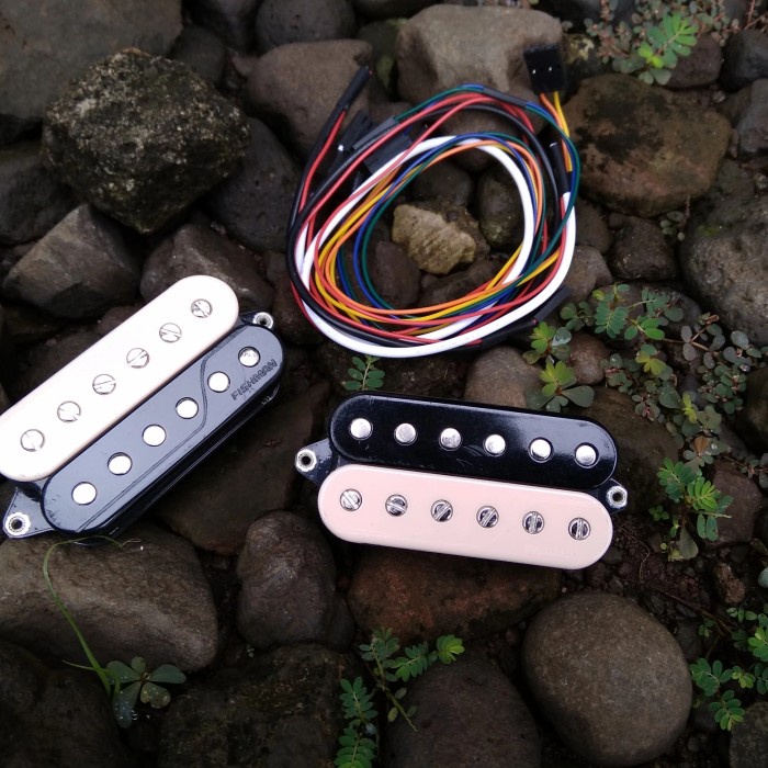 Pickup Gitar Fishman Fluence Classic Open Core Active Zebra Cover