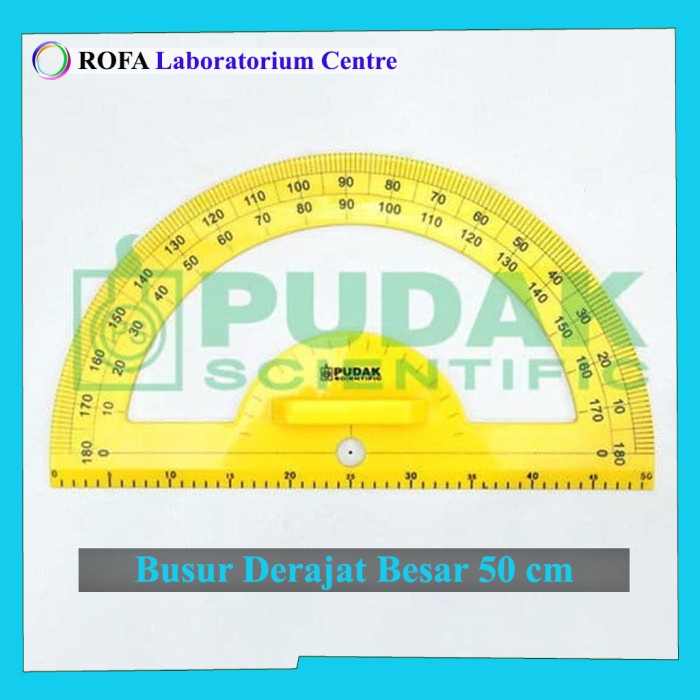 

Busur Derajat Besar / Busur Derajat Guru / Busur Matematika 50 cm