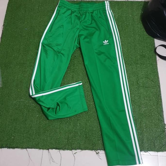 Adidas original firebird trackpant green white bnwt