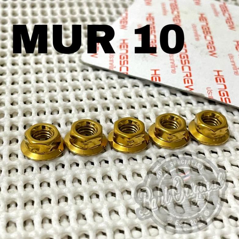 Trending Mur 10 Probolt Garis Gold Mur Baut 10 Ori Heng Thailand