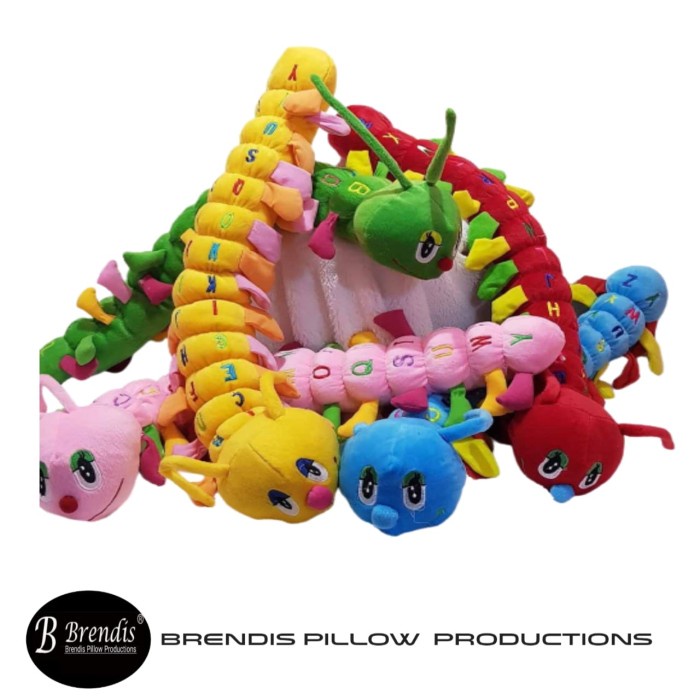 Boneka Ulil Jumbo - boneka Ulat - Boneka Dasbor mobil - Boneka murah