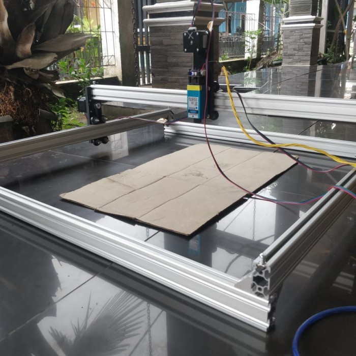 Mesin Laser Cnc Laser 3500Mw Lengkap Satu Set Engraving Cutting