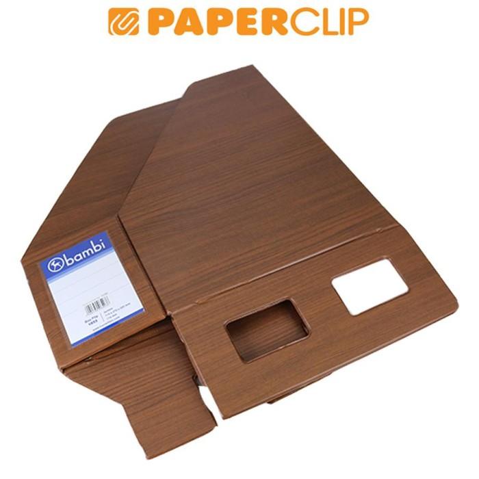 

BOX FILE BAMBI JUMBO 1033 MOTIF KAYU BROWN