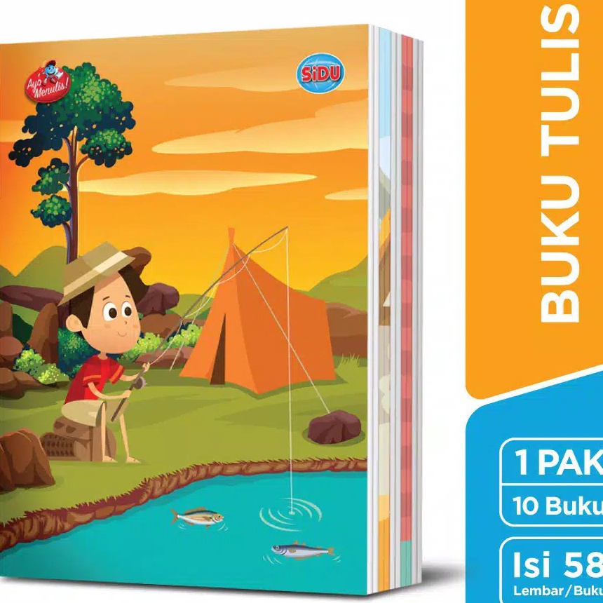 

[L❤✮.BO> Buku Tulis SIDU isi 58 Lembar /amanah!