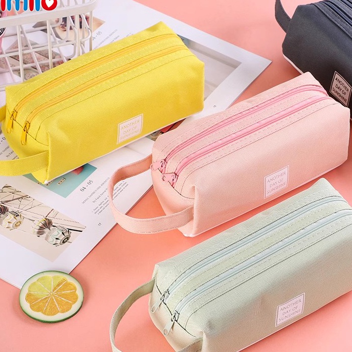 

(S☛ご.12E] [READY] Aimilo Kotak Pensil Dan Stationery Dual Zipper Dompet Pensil Tempat Alat Tulis Perlengkapan Sekolah -trending!