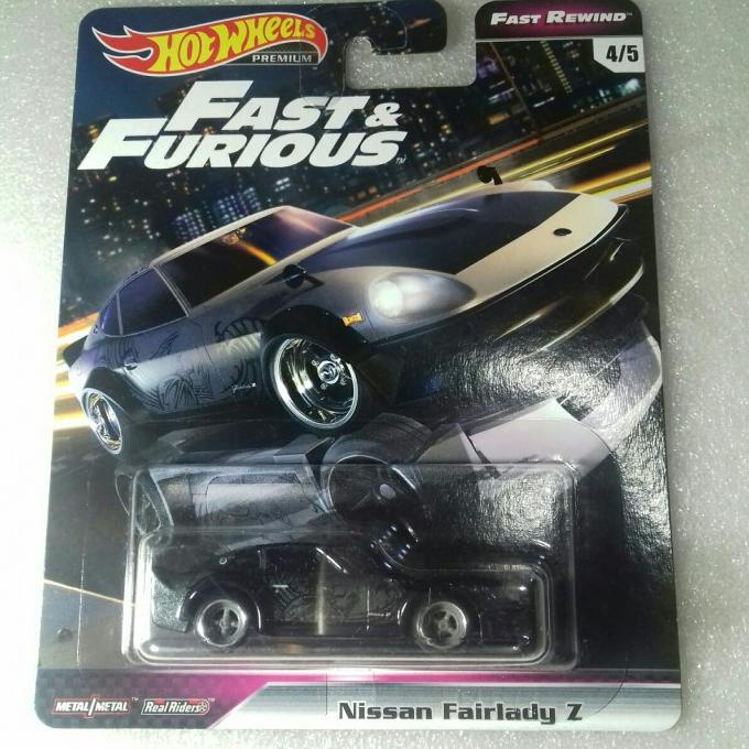 Hot Wheels Premium Nissan Fairlady Z. Card Fast & Furious.Fast Rewind.