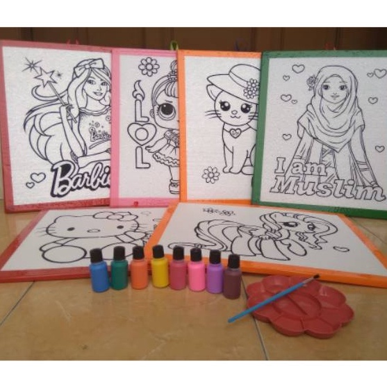 

(BD㊚-P♪] paket lukis sterofoam double/ supeer.keren.!