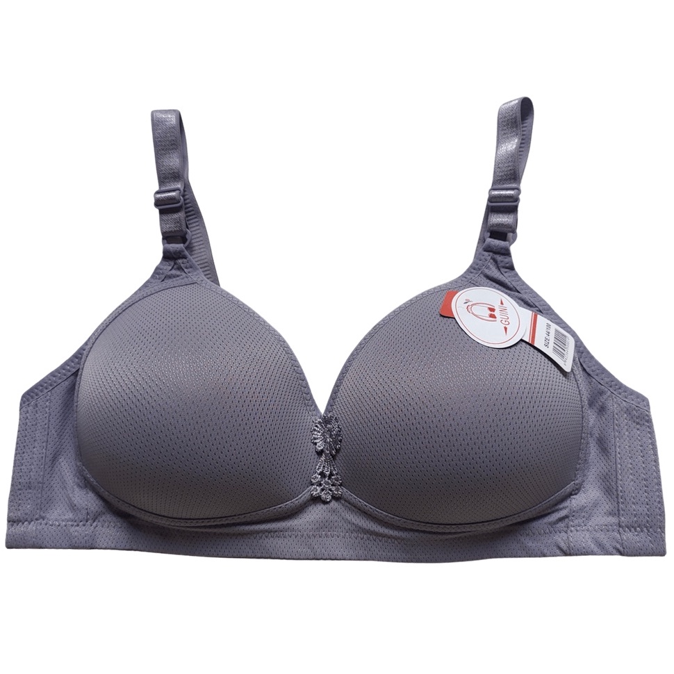 Hot Sale.. Bra Guini D128 uk 36-46 Cup D Tanpa Kawat Busa Tipis Kait 3