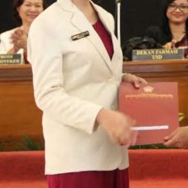 [»➤ QPP] Jas Apoteker Wanita Kuning Gading Lengan Panjang dan Lengan Pendek /muraah..