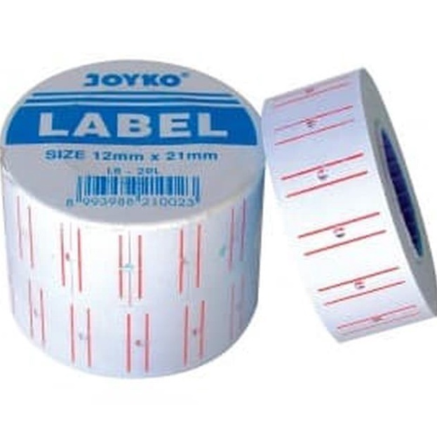 

PROMO kertas label harga 1 baris joyko ( 10 roll )