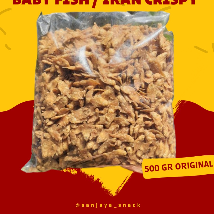 

[15.L❣Q➸] IKAN CRISPY PEPETEK BABY FISH CRISPY 1/2 KG (500 GRAM) top.produks☎!