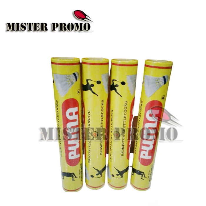 Shuttlecock Cock Bulutangkis Kok Badminton Puma Kuning Original