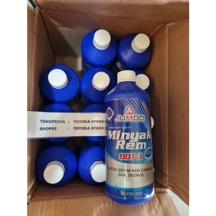 Minyak Rem Jumbo 1 Liter / Jumbo Brake Fluid Dot 3 / Minyak Rem Dot 3