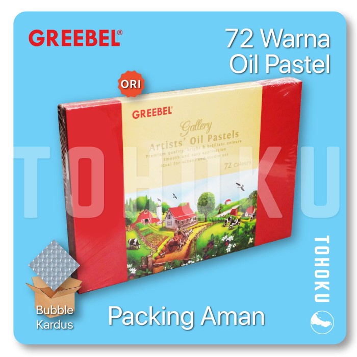 

(Packing Aman) Gallery by Greebel 72 Warna Artist Oil Pastel Crayon