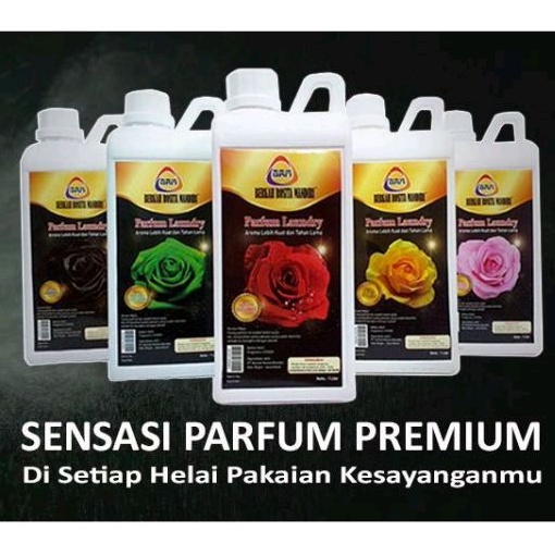 Pewangi Parfum Laundry Brm Mawar Jerigen 1Liter Elegant