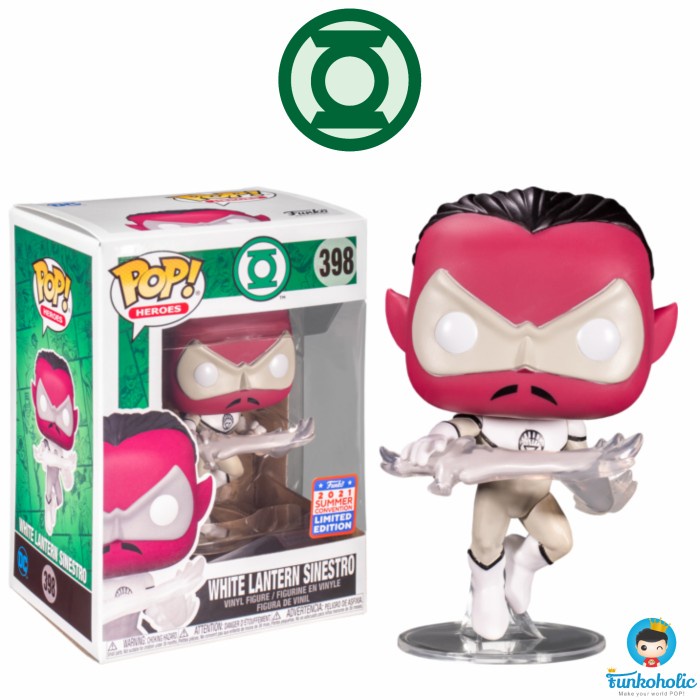 MUST HAVE FUNKO POP GREEN LANTERN - WHITE LANTERN SINESTRO [FUNKON EXCLUSIVE] TERMURAH