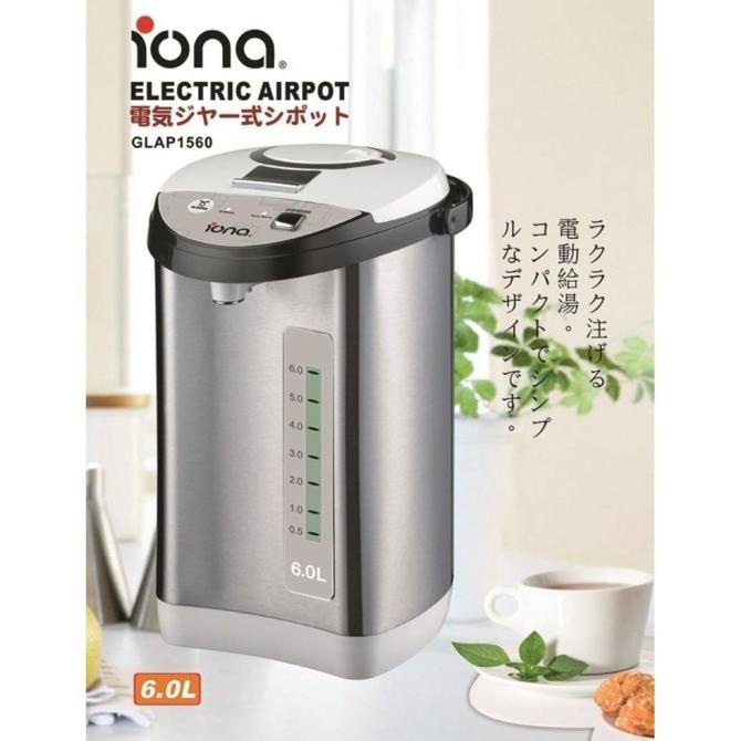 @=@=@=@=] [ TERMOS LISTRIK ] IONA AIRPOT ELECTRIC 6.0 Liter BATAM