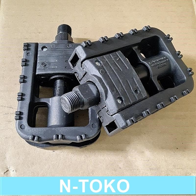 PEDAL FOLDING PEDAL SEPEDA LIPAT PLASTIK HITAM Sepeda Sparepart Termurah