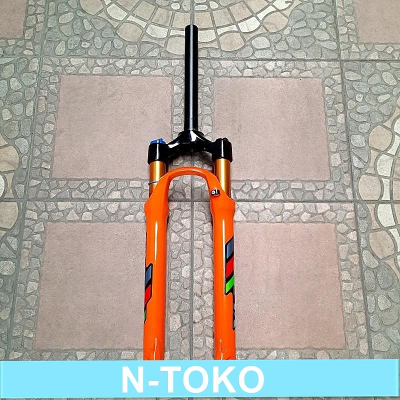 FORK SUSPENSI AIR XLR8 LOCK 27.5 120mm HITAM Sepeda Sparepart Termurah