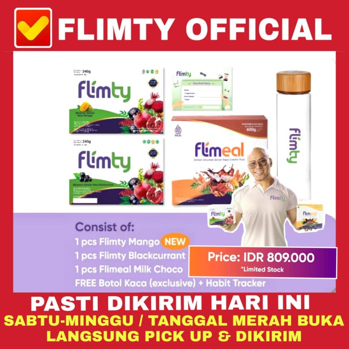 

PAKET FLIMTY SPECIAL EDITION DEDDY CORBUZIER DC FLIMEAL FLIMTY MANGO